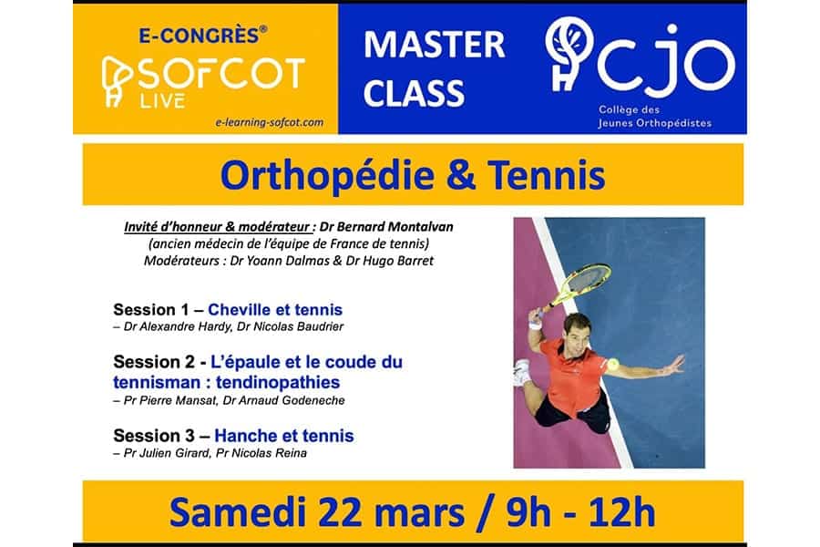 masterclass tennis pathologies tennis chirurgie du sport docteur patrick houvet chirurgien orthopediste specialiste epaule paris
